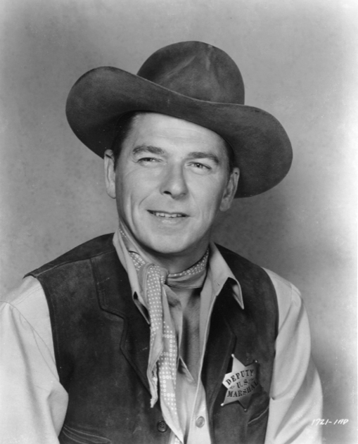Ronald Reagan en chapeau de cowboy