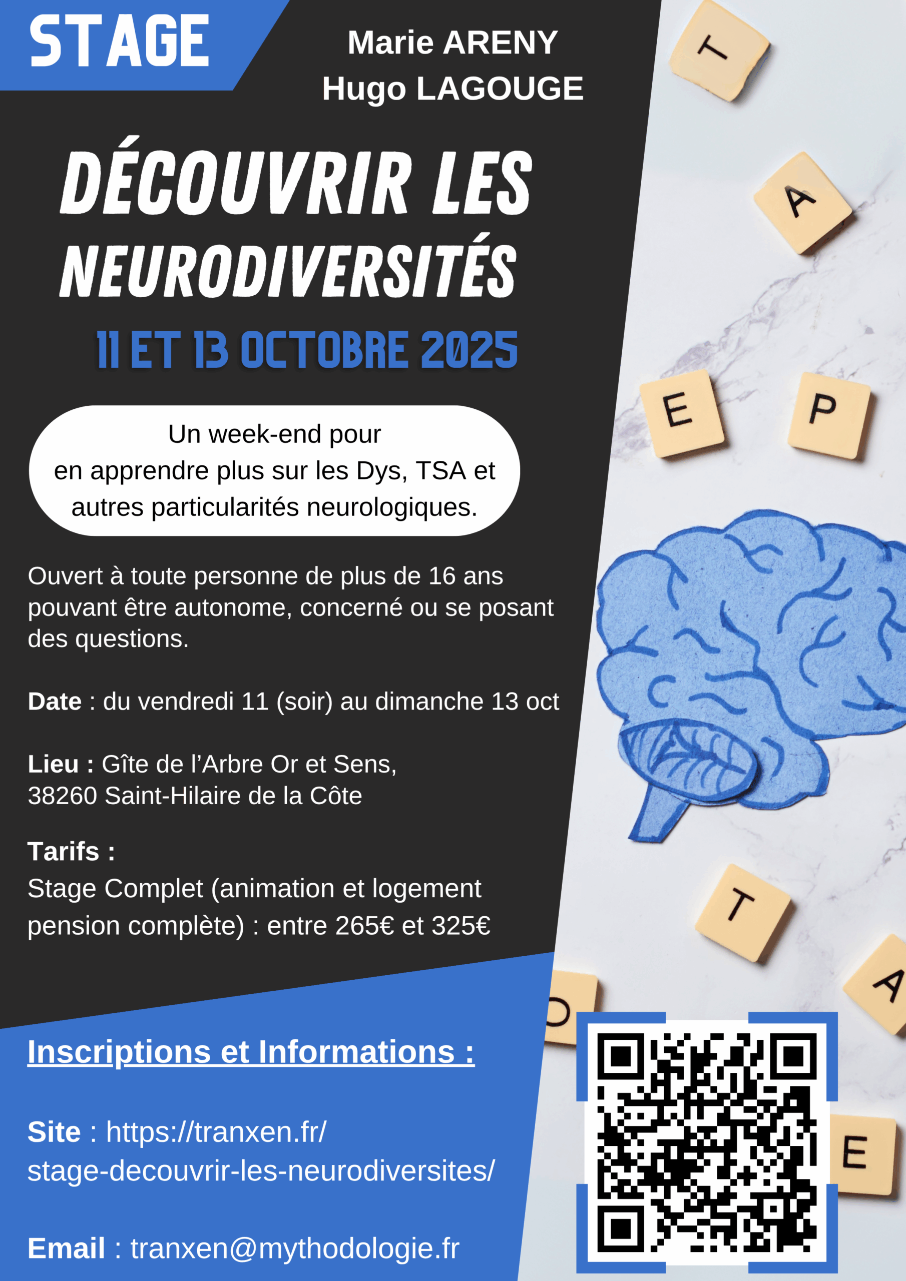 Stage « Découvrir les neurodiversités »